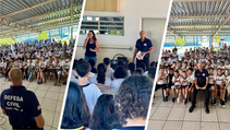 Defesa Civil de Cesário Lange promove palestras em escolas municipais