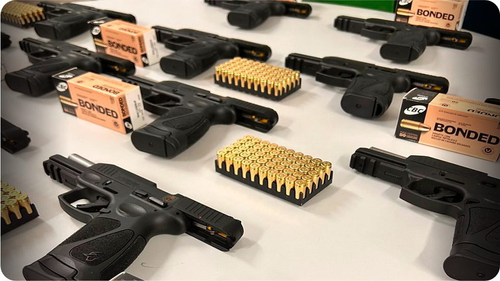 Iperó Reforça GCM com Entrega de 15 Novas Pistolas 9mm
