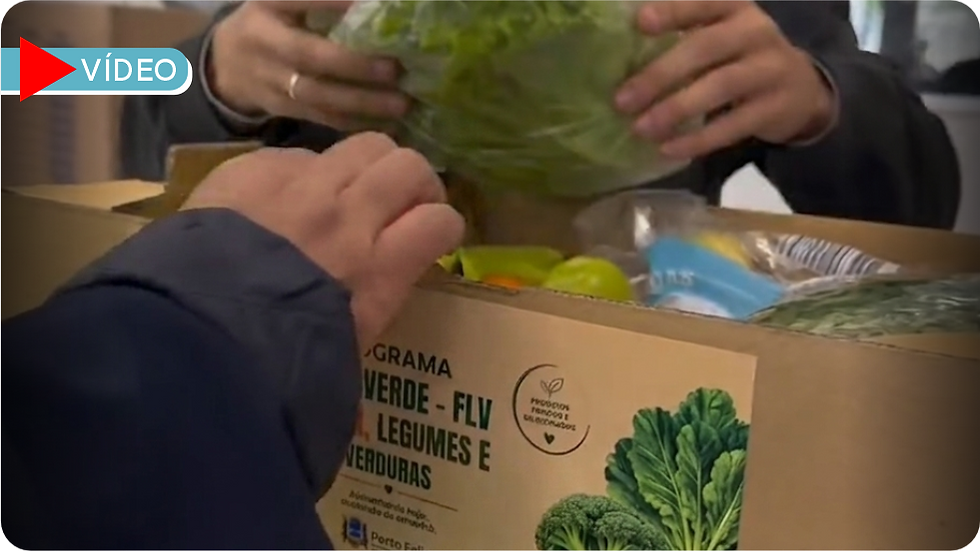 Porto Feliz Inicia Entrega de Cestas com Frutas, Legumes e Verduras