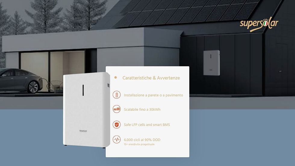 Sistema di Accumulo Residenziale da Parete (Wall-mounted)