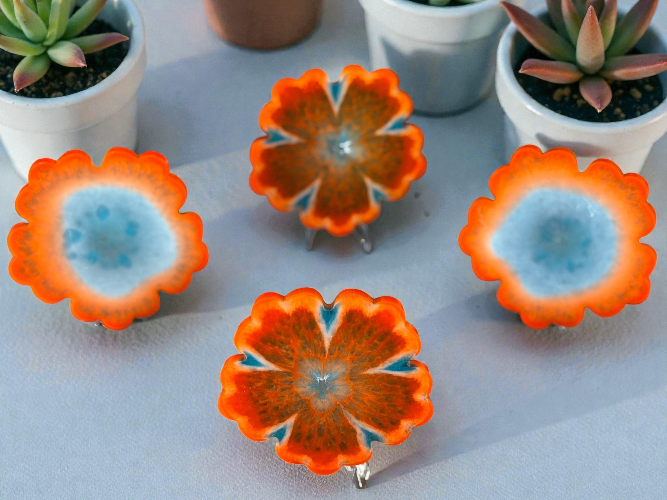 Sunburst Bloom Coasters