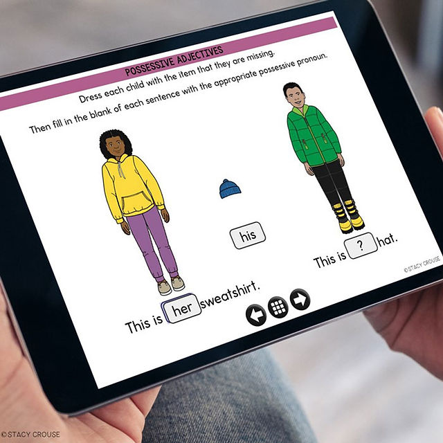 paper doll and clothing speech therapy activity