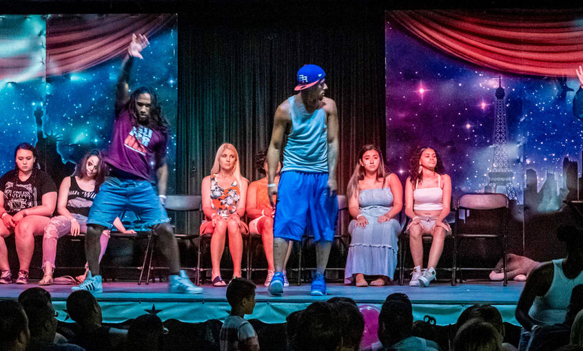 Interactive family magic show