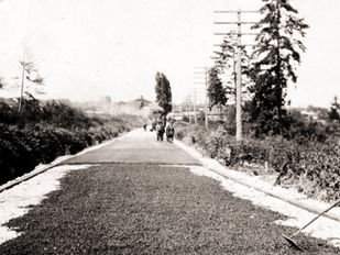1921::Hard-Surfacing the Island Highway