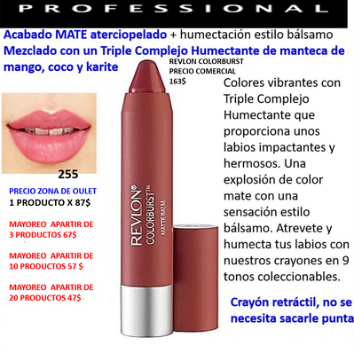 LABIAL COLORBURST REVLON MATTE