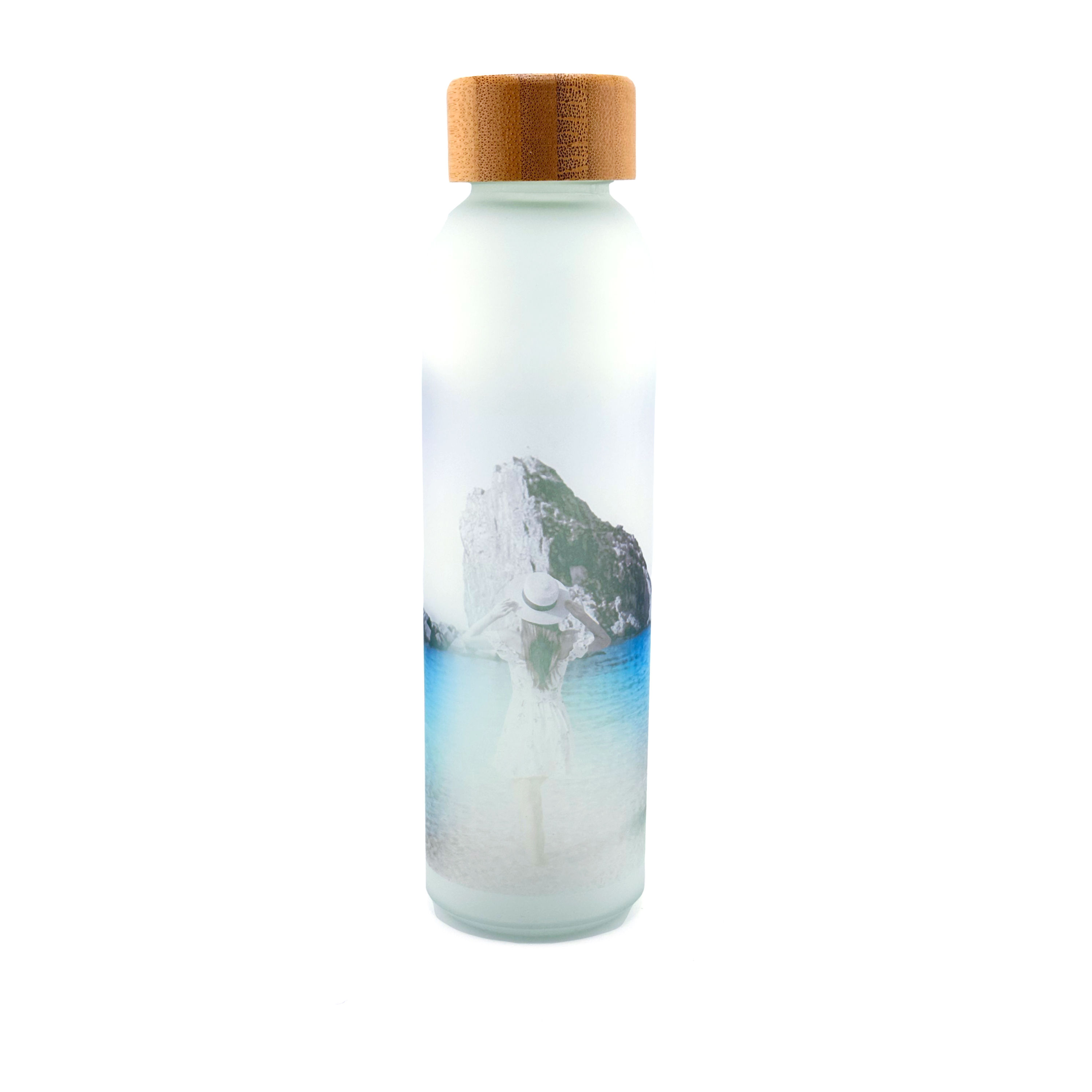 Bouteille Ligne Nature 500 ml – Verre & Bambou