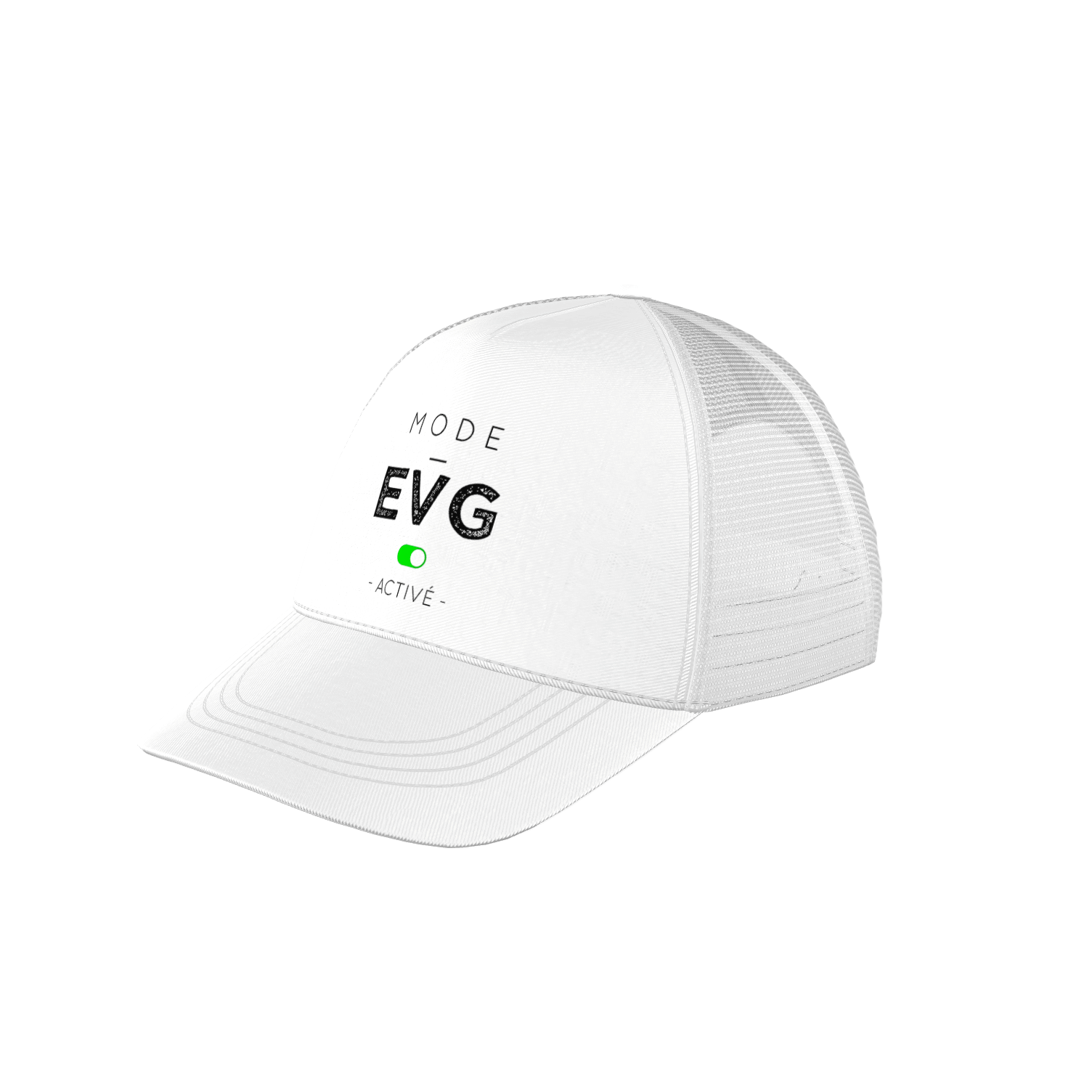 Casquette 5 Panneaux en Polyester avec Filet