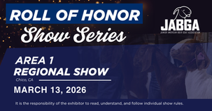 Roll of Honor: Area 1 Regional Show Results