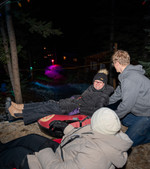 Cosmic Tubing under the lights and Winter Fun Days at Yellowstone Alliance Adventures south of Bozeman, Montana. Great winter fun activity for families, teens, adults. Recreation for all!