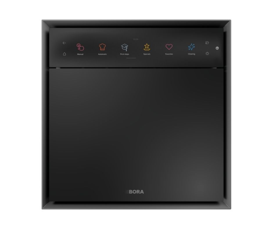Miniaturbild: BORA X BO Dampfbackofen in Schwarz mit großem Touchdisplay