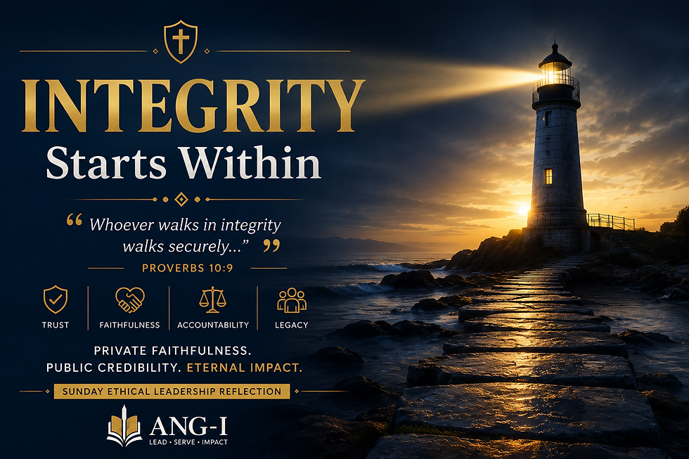Integrity Starts Within