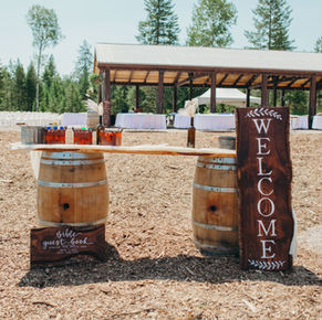 wine barrel decor