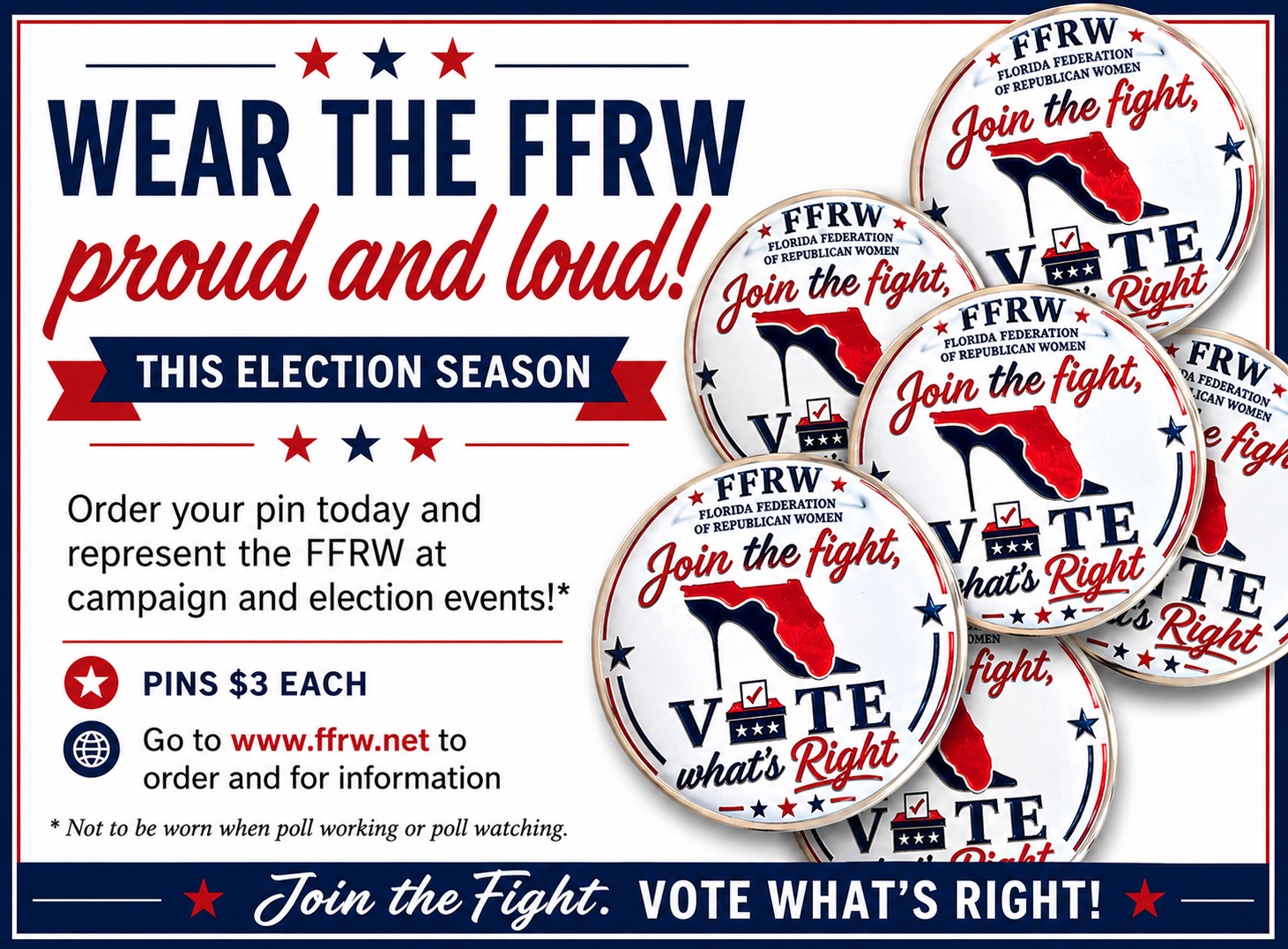 FFRW 2026 Fall Election Button