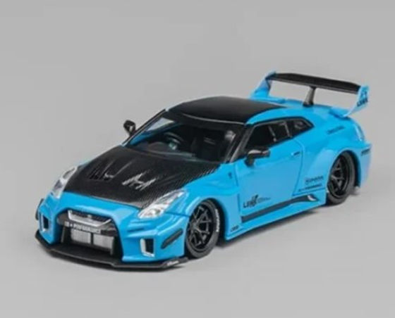 1:64 CM-Model Nissan LBWK GT-R R35 Blue | Ozdiecast Fanatics