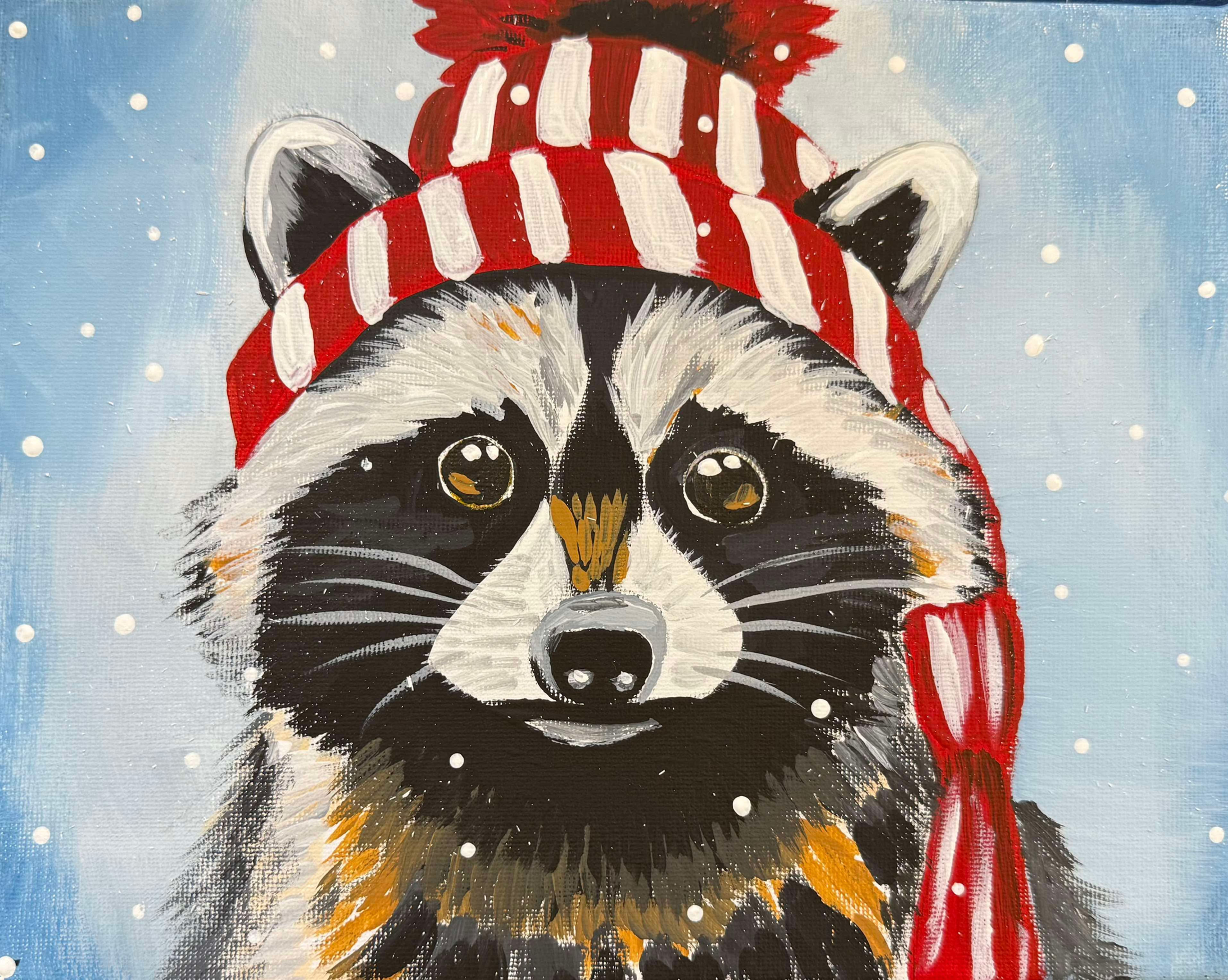 WINTER RACCOON ART KIT
