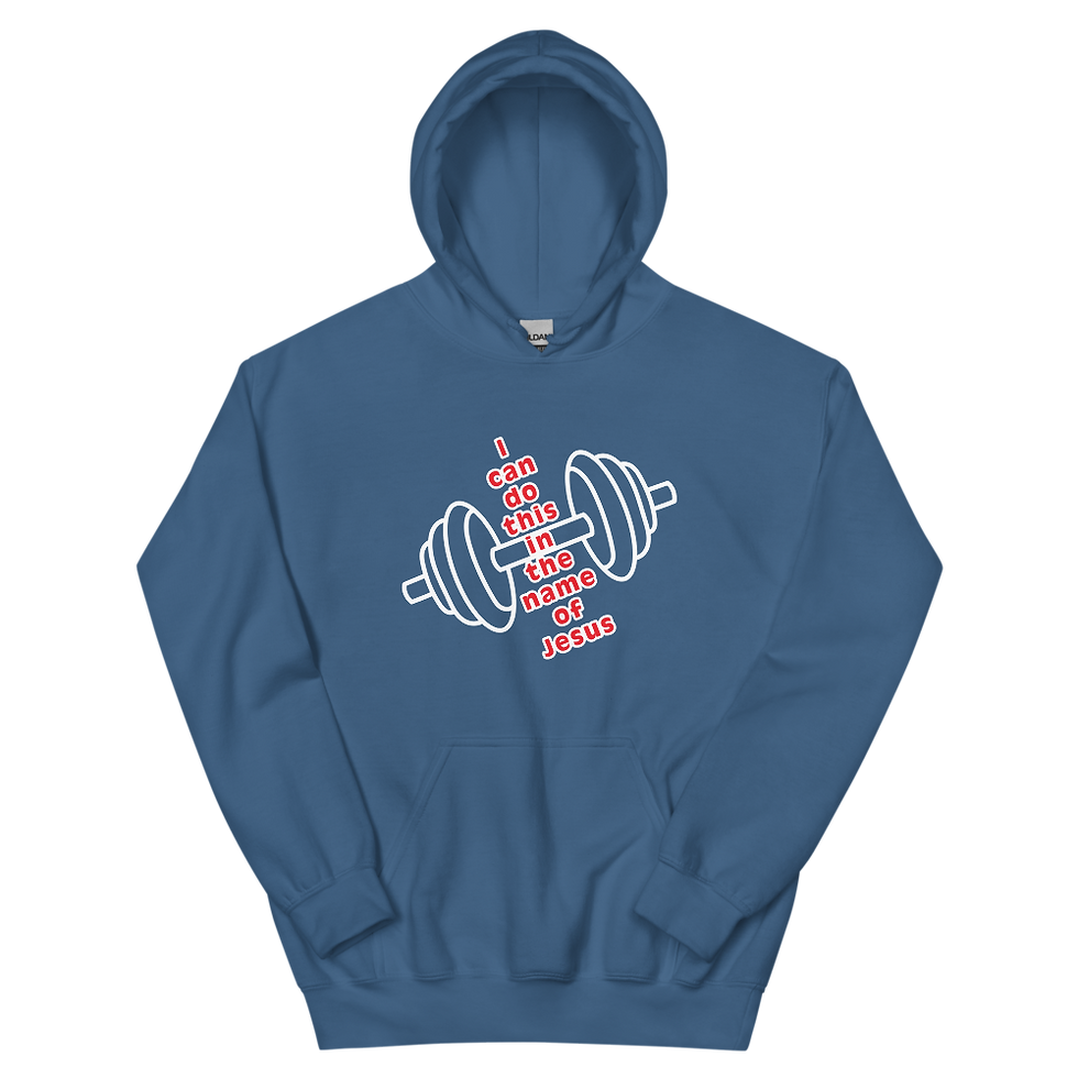 Thumbnail: blue hoodie on that says I can do this in the name of Jesus.
