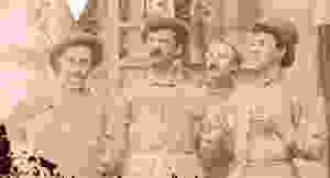 4 German-American friends late 1800s