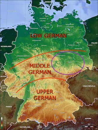 Low German | Middle German | Upper German