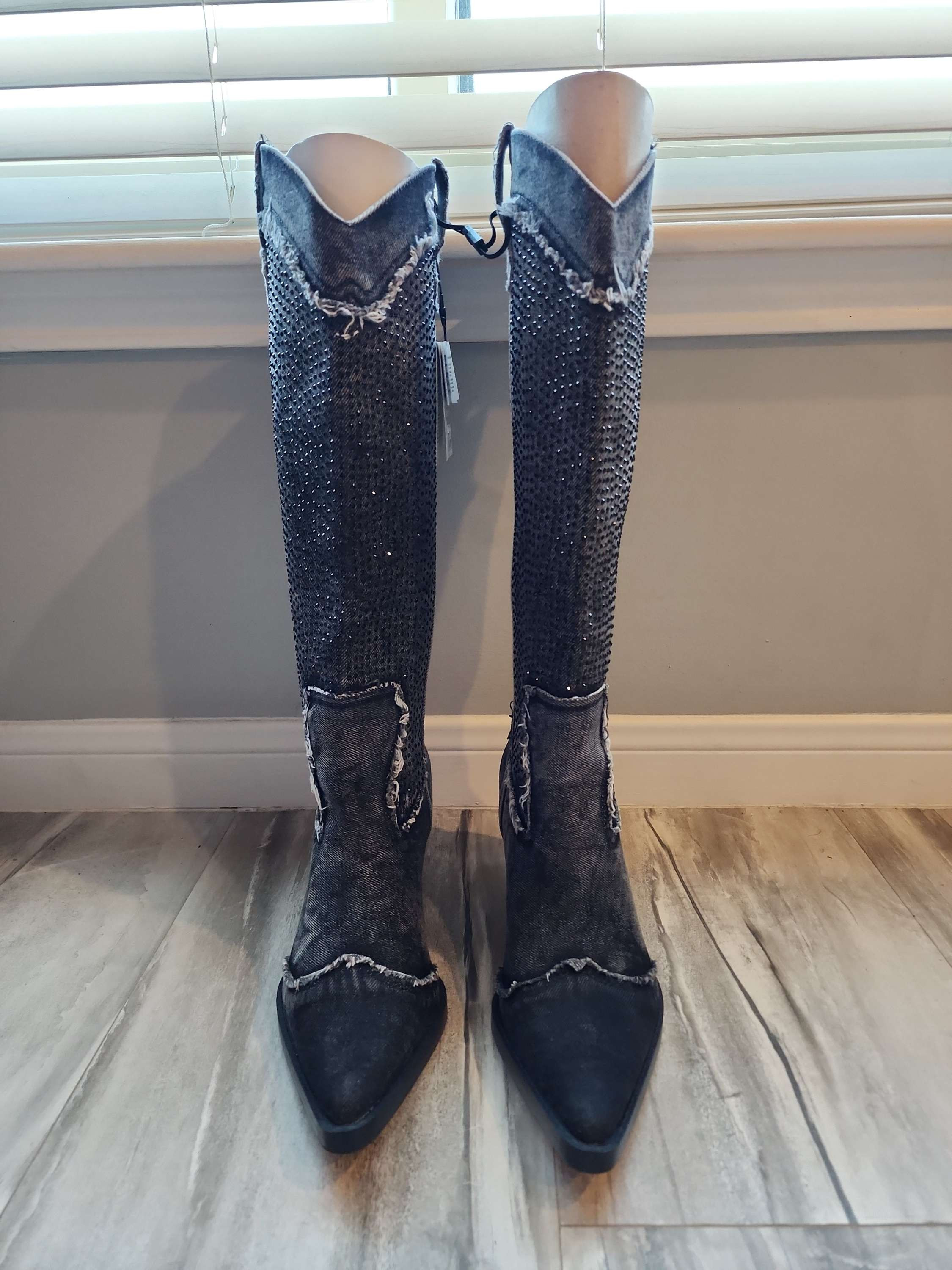 Zara Denim Boots
