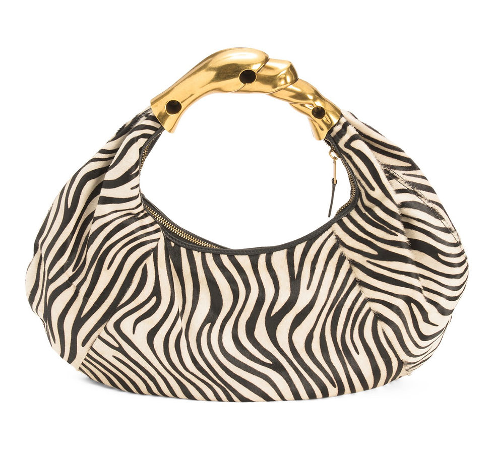 Thumbnail: Walter Baker Zebra-Print Hobo 