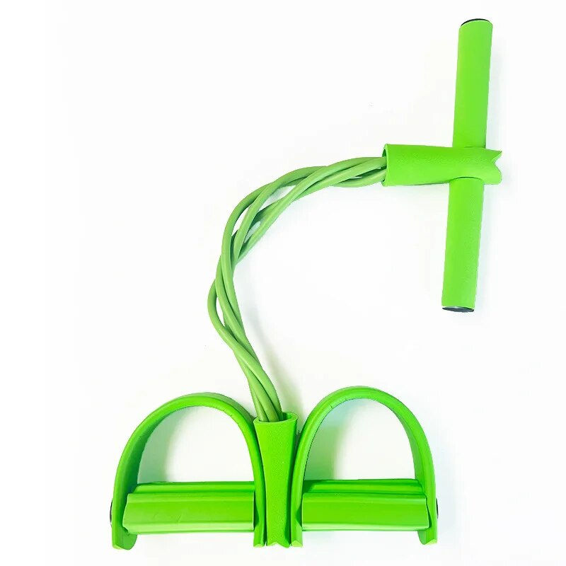 Thumbnail: 4-Tube Resistance Pedal Exerciser for Home Workouts