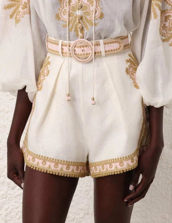 Thumbnail: Waverly Embroidered Top & Short Set
