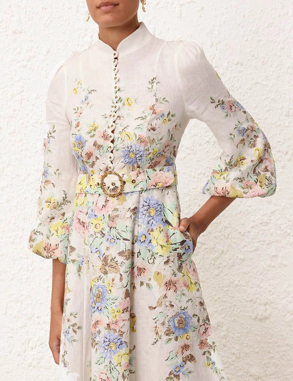 Thumbnail: Matchmaker Buttoned Midi Dress