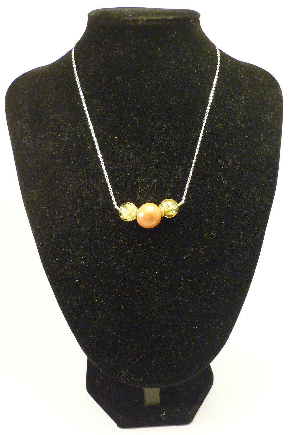Miniature : Collier Fleurs séchées jaune
