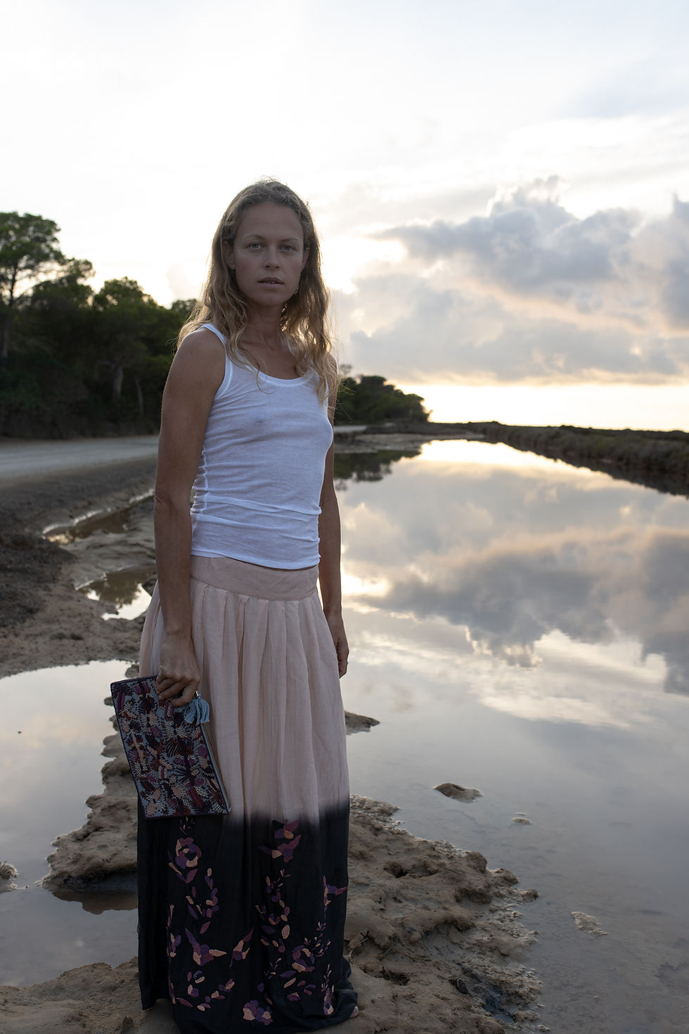 Thumbnail: Handmade beaded clutch bag by Elpelut from the More Wanderful Days collection