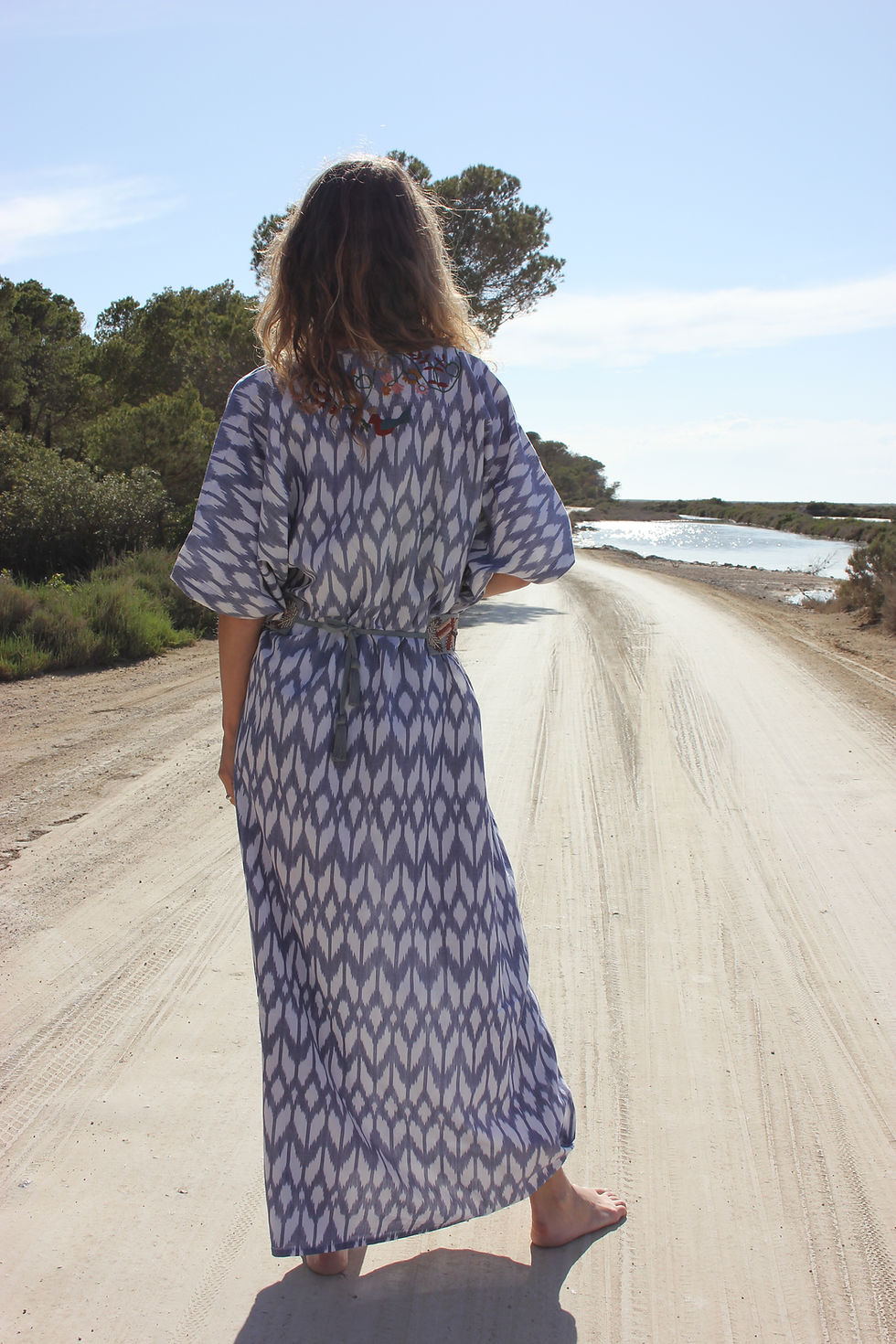 Thumbnail: Hand beaded belt with adjustable fit