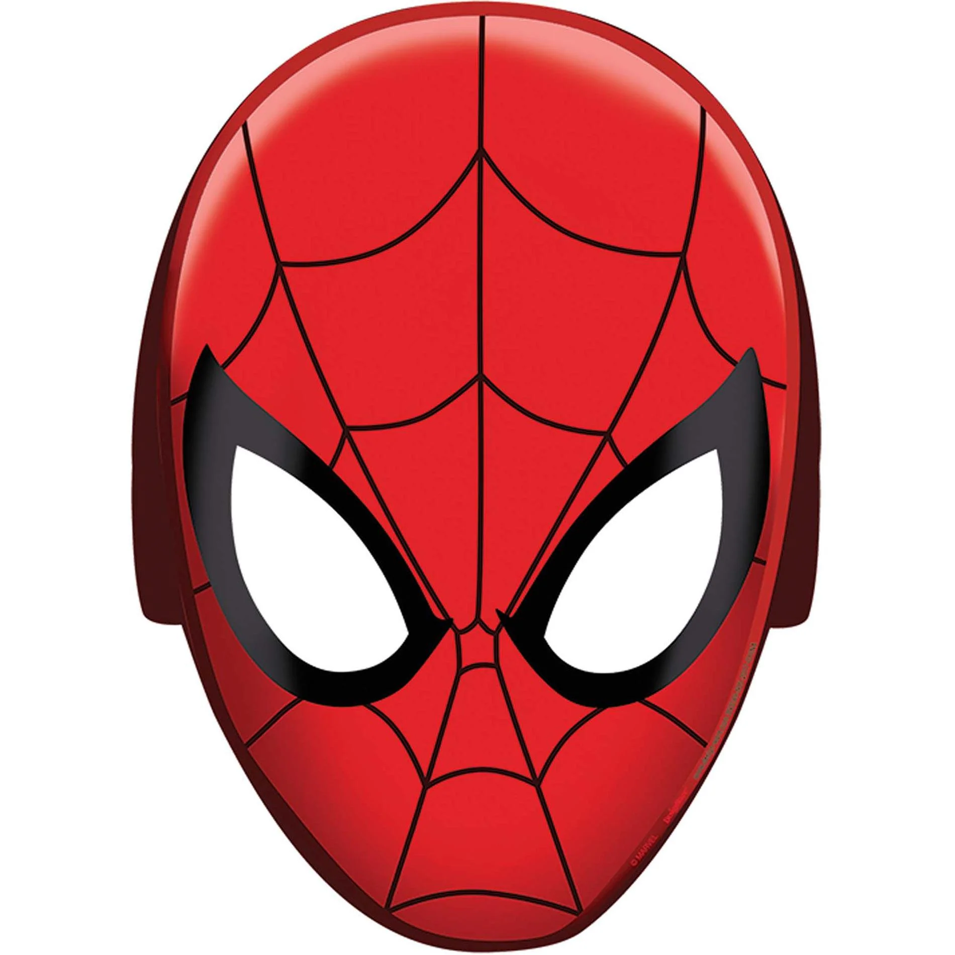 SPIDER-MAN WEBBED PCS PAPER MASKS 8pcs
