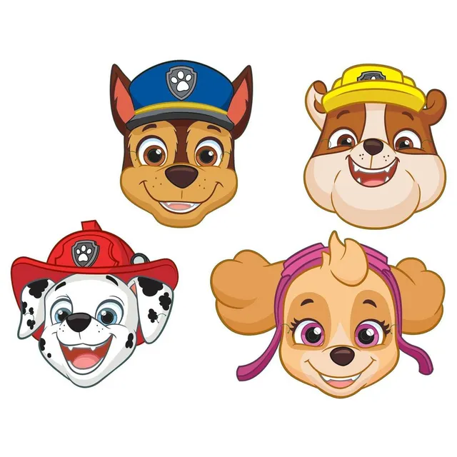 PAW PATROL PAPER MASKS PCS