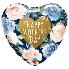 Happy Mothers Day Pink and Blue Roses 18in