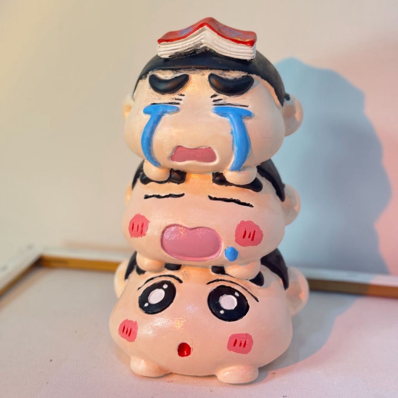 Stacking Shin-chan Clay Mold Painting Kit