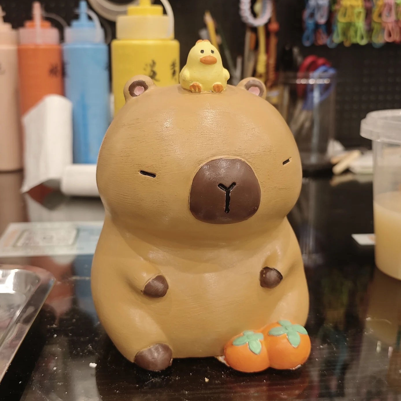 Ducky Capybara Clay Mold Painting Kit