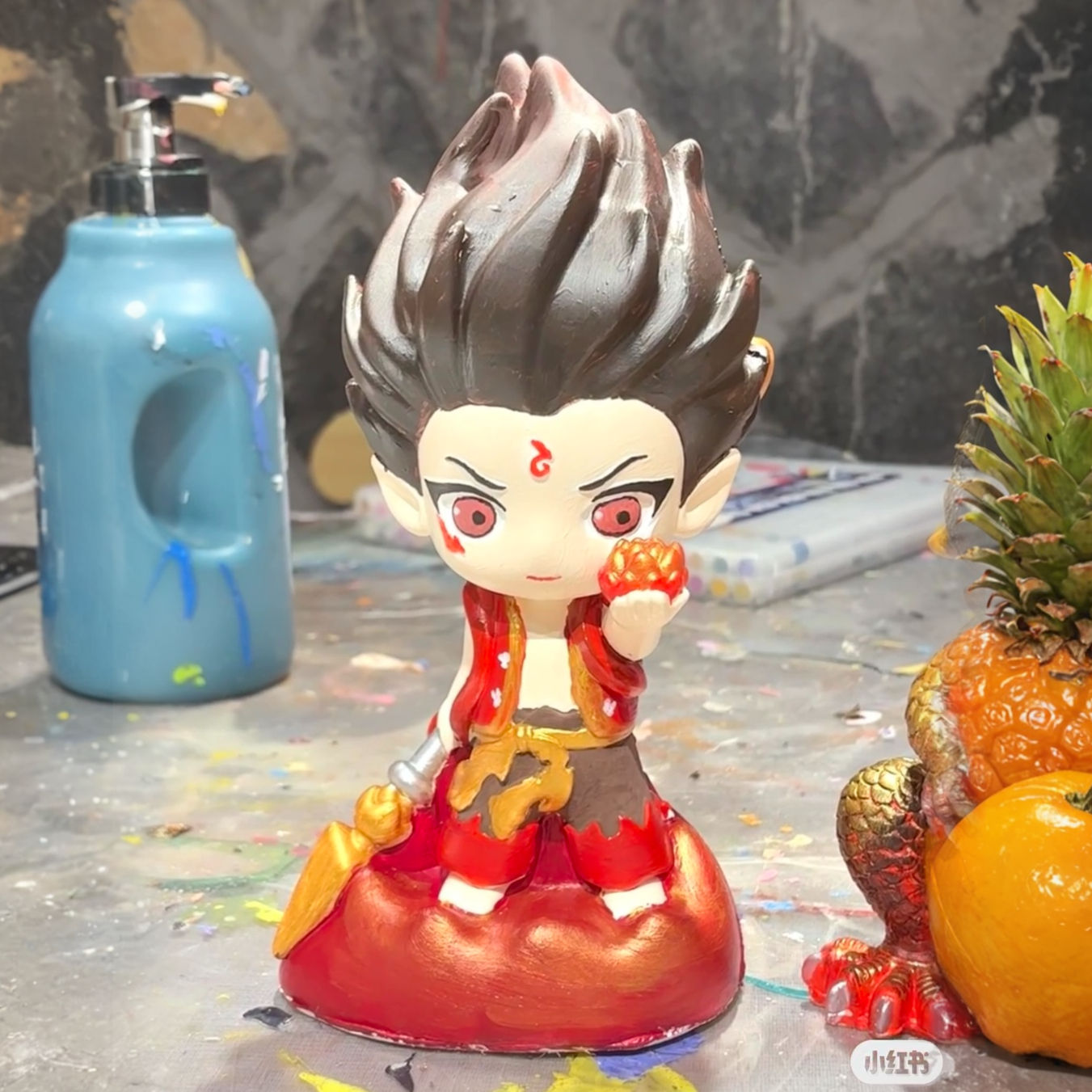 Chibi Nezha Clay Mold Painting Kit
