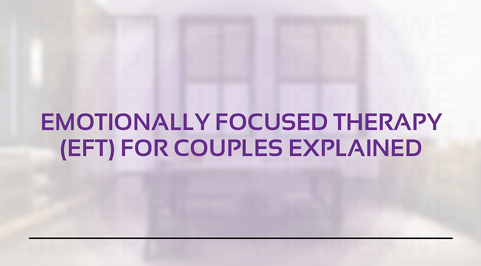 Emotionally Focused Therapy for Couples: Healing the Cycle Beneath the Conflict