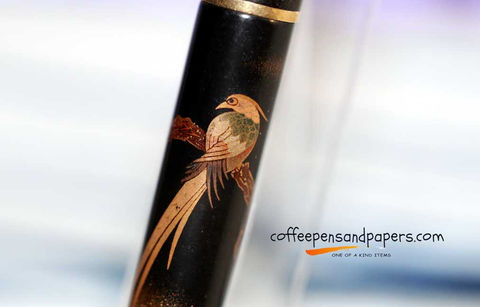 Pilot Vintage Super Long Tail Bird maki-e Fountain Pen