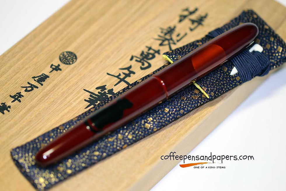 Nakaya Cigar Piccolo ENJOYING THE MOON CAT fountain pen