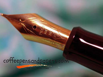 Pilot maki-e double phoenix fountain pen nib