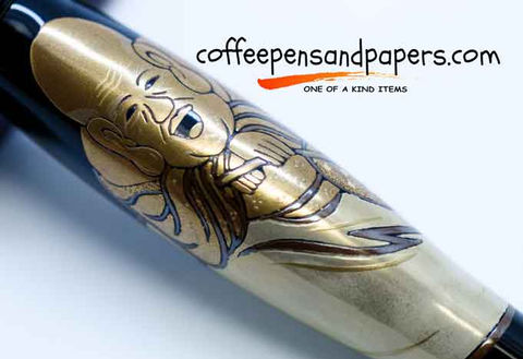Makie Hotei Limited Edition Fountain Pen. It is in the Danitrio Four Divas God