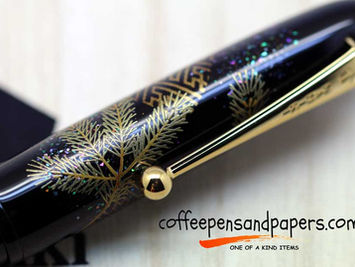 Namiki pine needles maki-e fountain pen