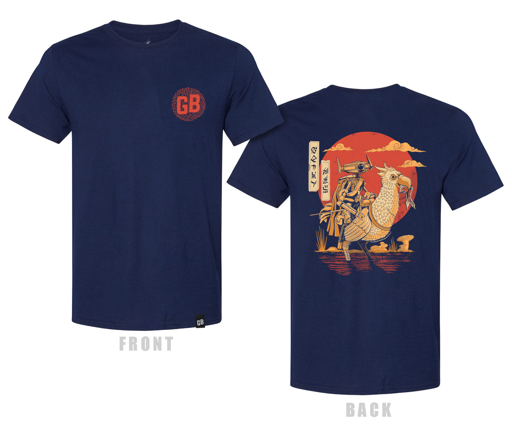 Mecha & Djogarri T-shirt (Back print)