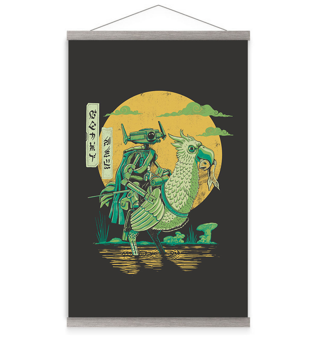 11"x17" Djogarri Poster - Lime/Smoke