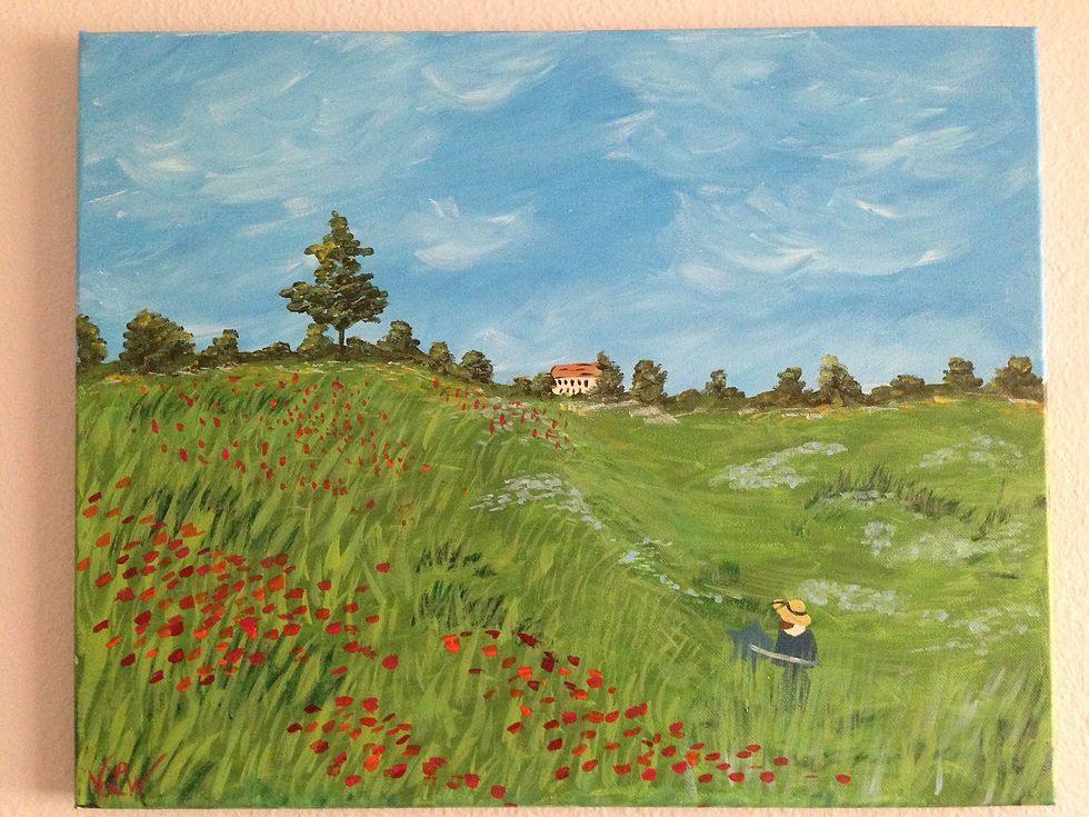Poppy-Field-acrylic-painting