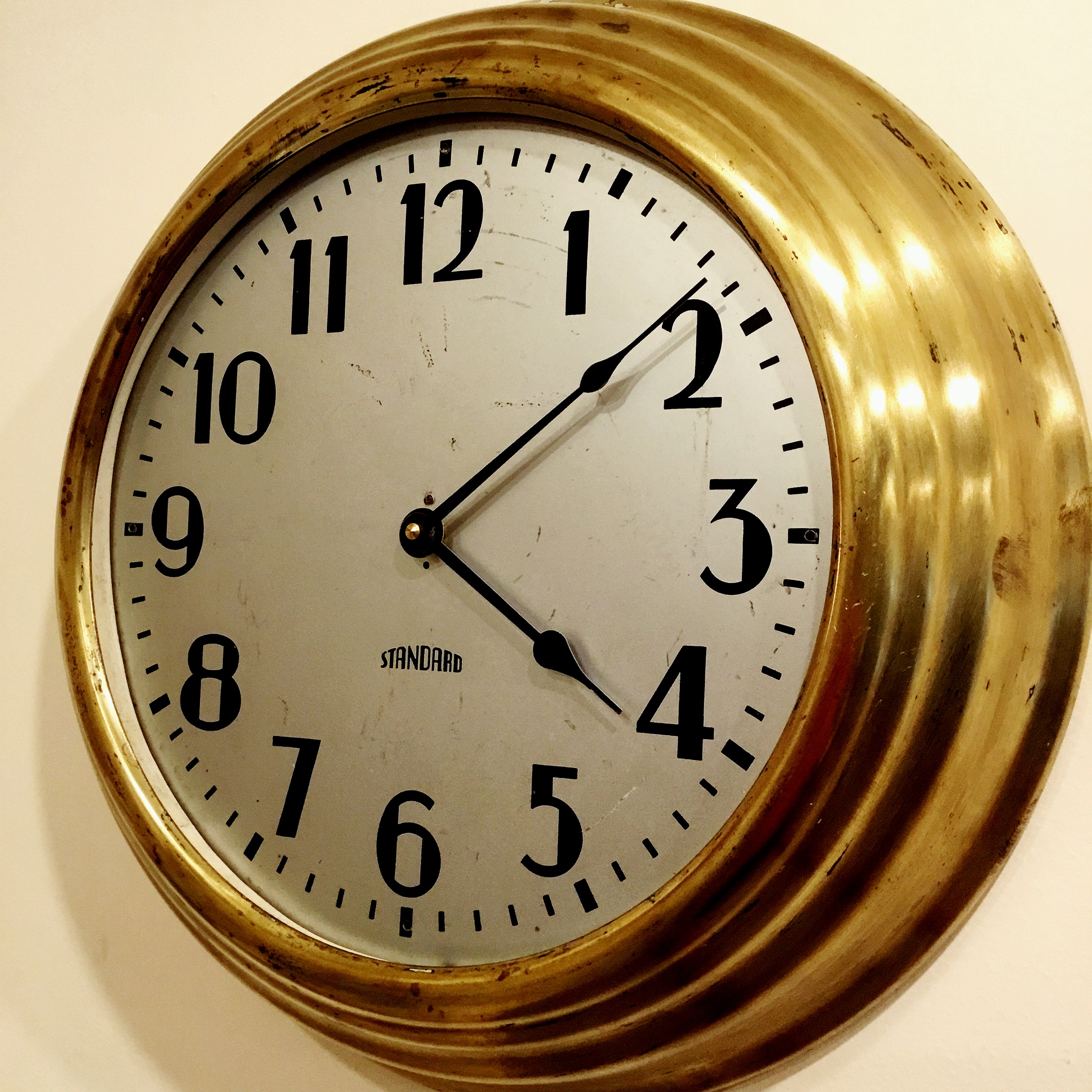 1940's Brass Clock