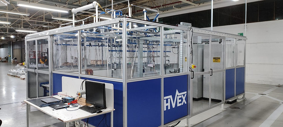 High voltage test laboratory with HVEX equipment
