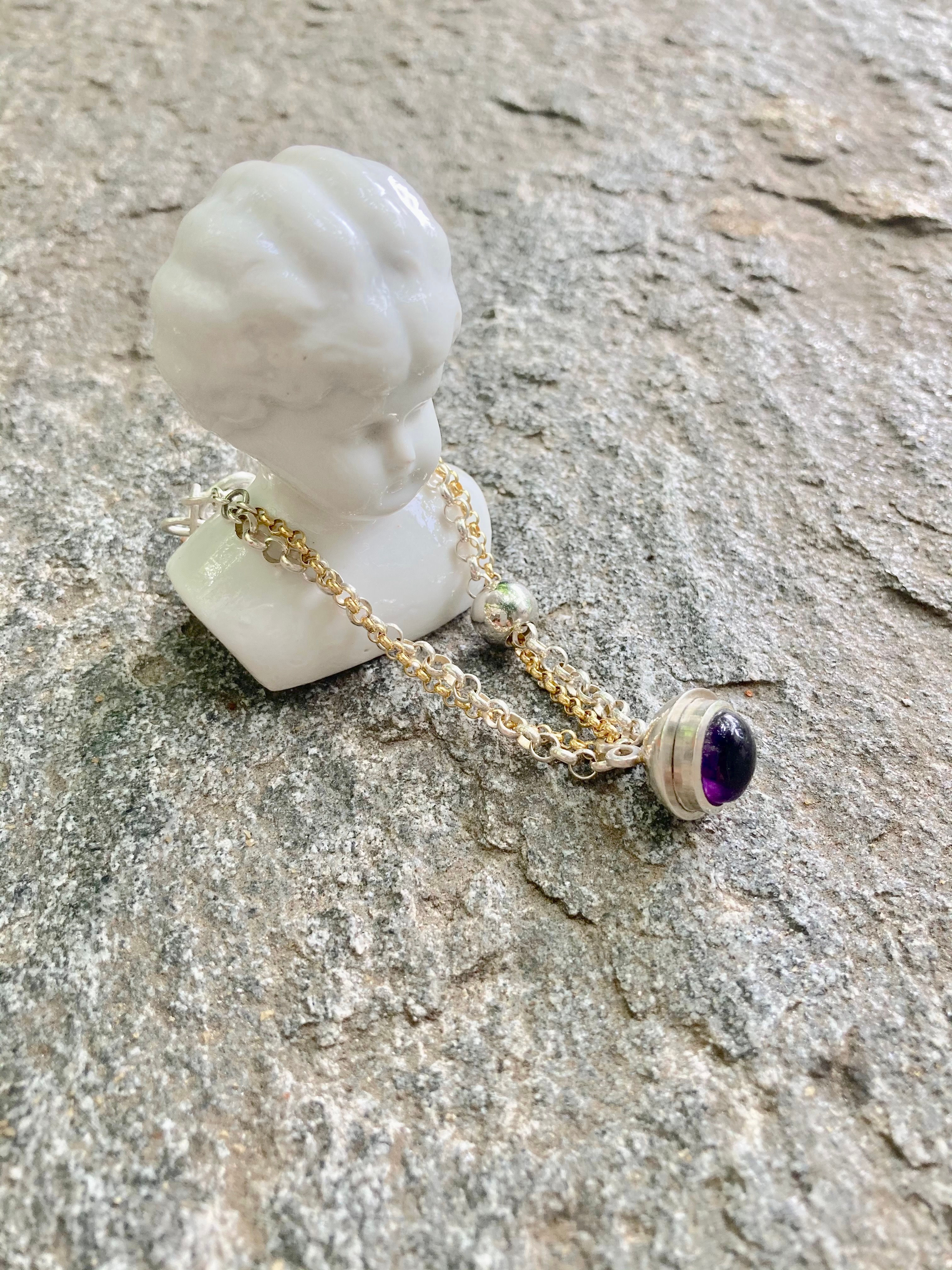 SPACE PENDANT BRACE AMETYST