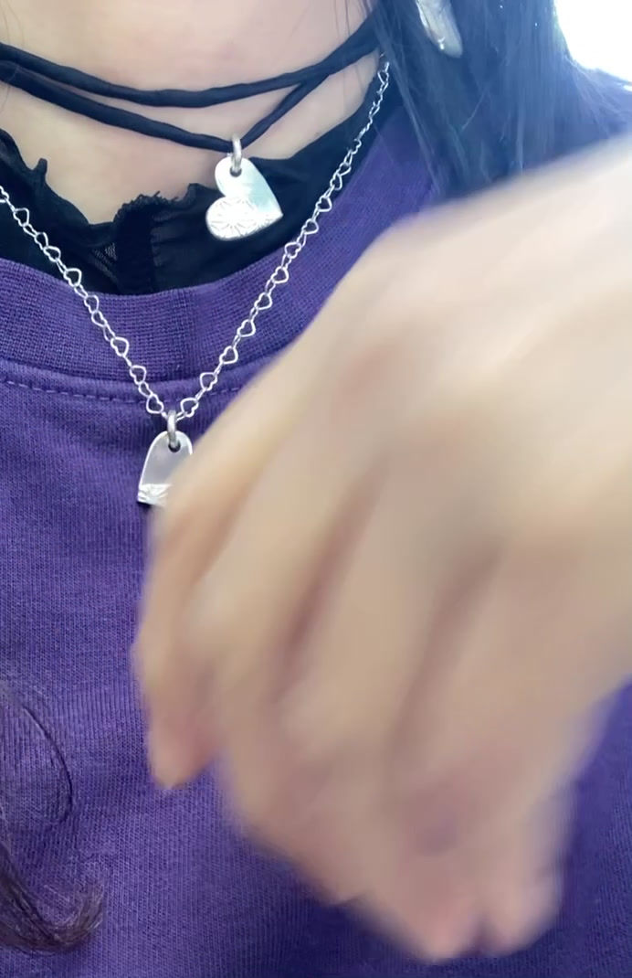 Thumbnail: 麻 ASA / Heart pendant 2
