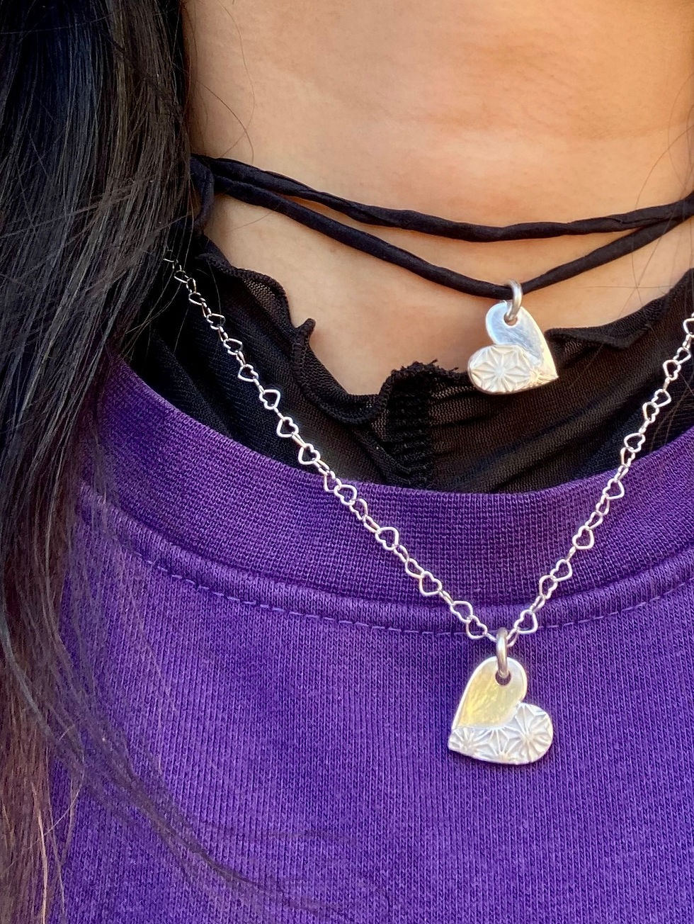 Thumbnail: 麻 ASA / Heart pendant 2